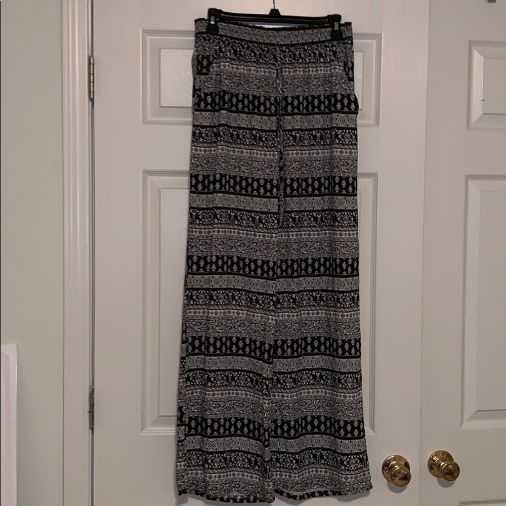 Paperbag Waist Wide Leg Pants